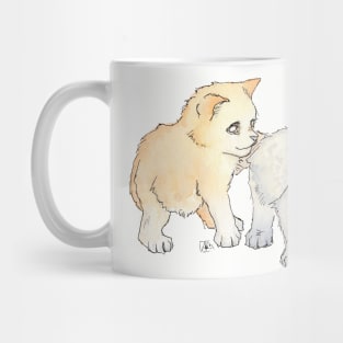 Sun and Moon Kittens Mug